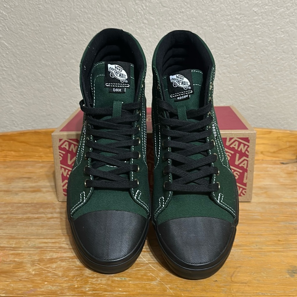 Vans Sk8 Hi 238 Dakota Roche Green Black Ultra Cush men’s 7.5 or women’s 9 - Picture 4 of 14